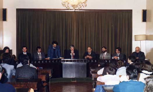 MESA QUE PRESIDIU Á SESSÃO SOLENE